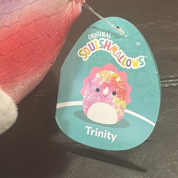 Dinosaur Squishmallow 11 inch “Trinity” - Picture 3 of 8